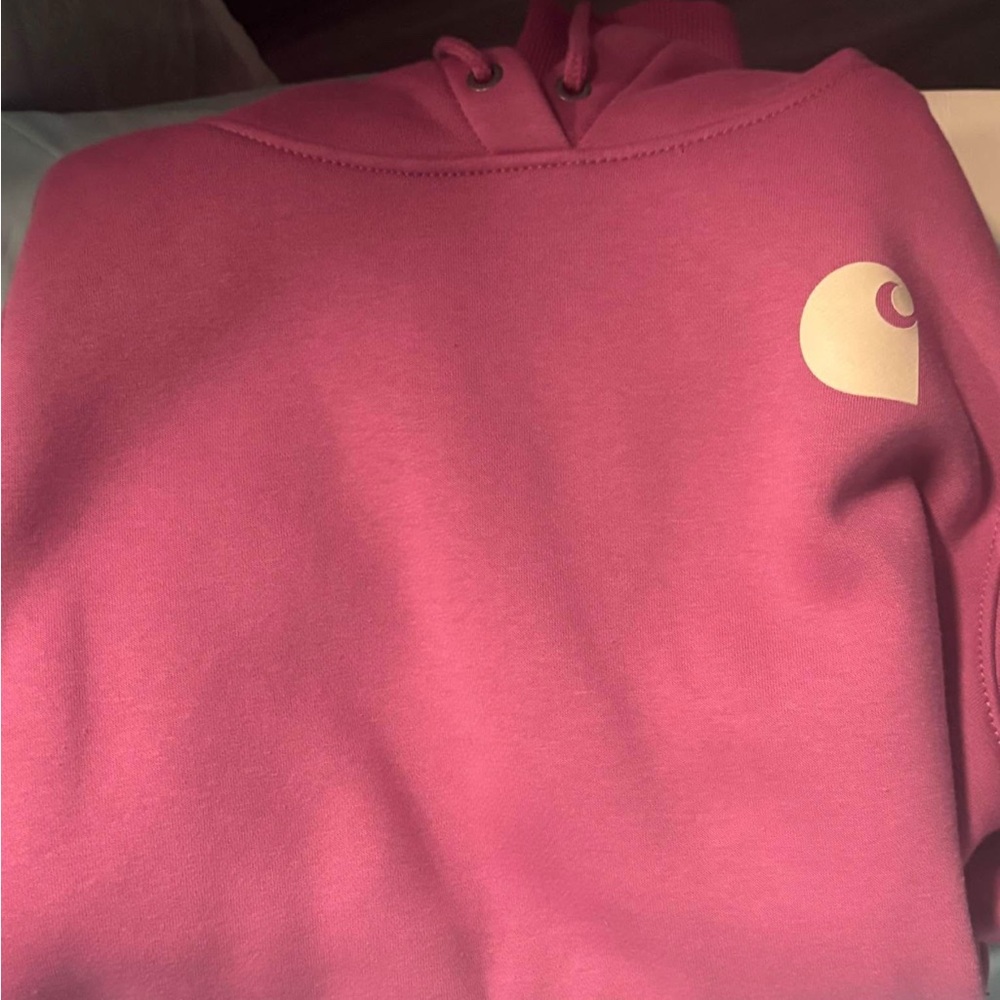 Pink Hoodie with Logo
